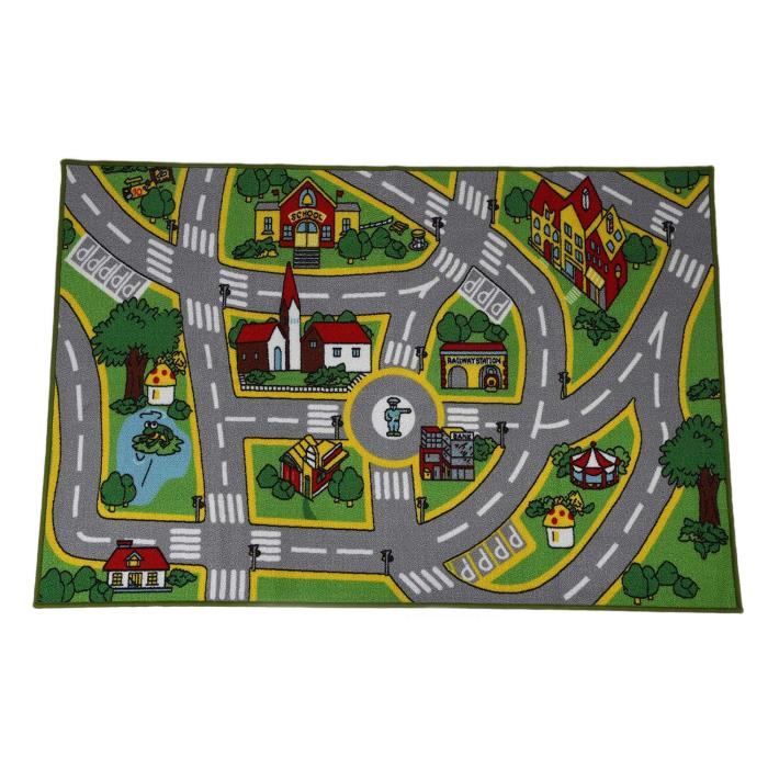Tapis De Jeu Tapis Enfant Ville Carte De La Ville Enfants Apprentissage Tapis Jeu Tapis Garcon Fille Maternelle Chambre A Coucher Cdiscount Jeux Jouets