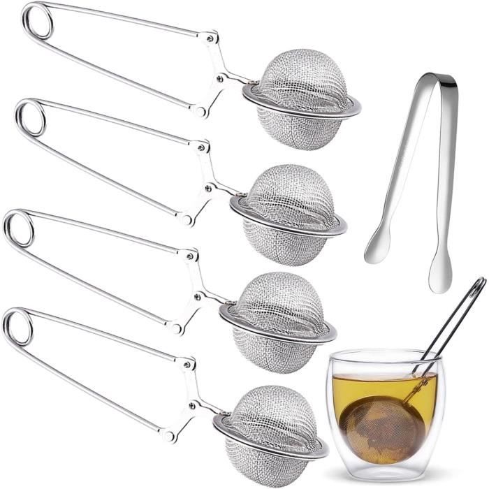 Boule De The A Infuser Lot De 10 Boules Diffuseurs De Thé En Acier Inoxydable Pour Accessoire Théière Tasse