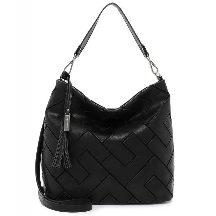 Sac a 2025 main tamaris noir