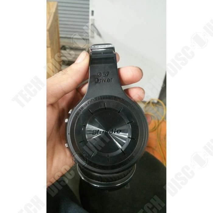 TD® HT (Shooting Brake) sans fil bluetooth 4.1 stéréo casque (Noir) c144 Écoute multimédia qualité sonore casque premium