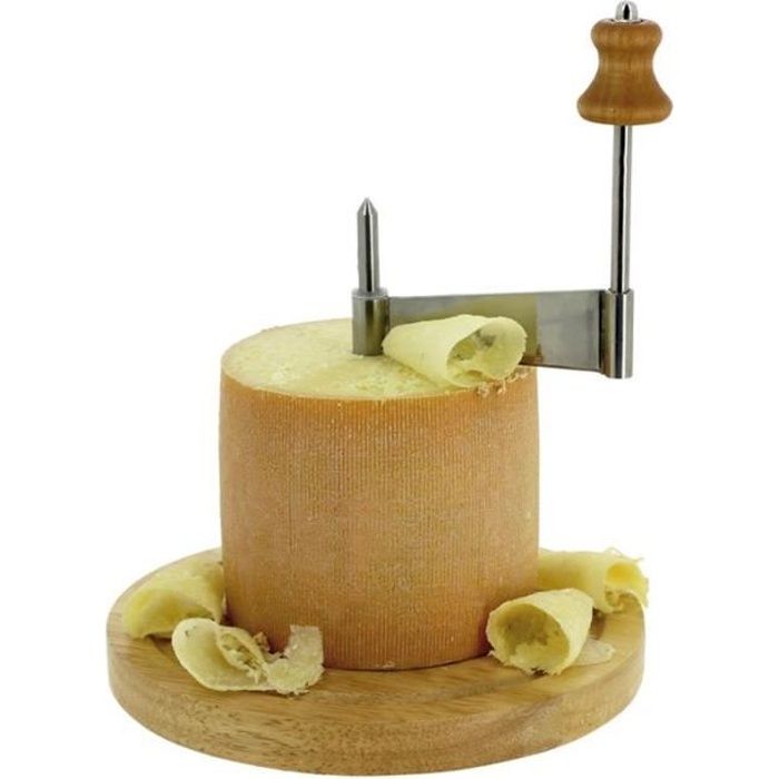 Girolle Racloir A Fromage Tete De Moine En Bois Et Couvercle Plastique 5040051 Achat Vente Plateau A Fromage Soldes Cdiscount