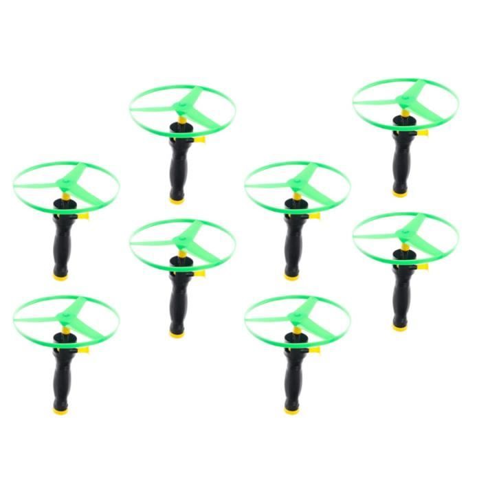 8pcs Flying Ufo Toys Flying Disc String Ufo Helicopter Flying UFO