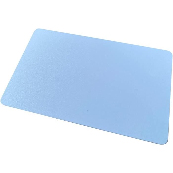 50 Cartes Vierges En PVC Blanc - Pour Cartes De Visite, Fiches DIY, Bureau