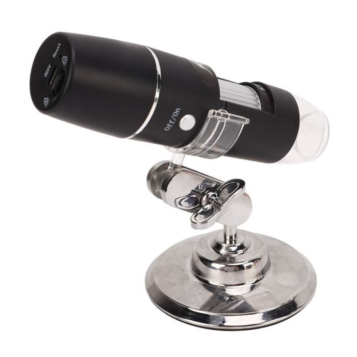 VBESTLIFE Microscope portatif Microscope numérique sans fil 1000X WIFI HD  Microscopes portables en temps réel avec règle de