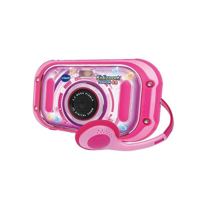 VTech Kidizoom Touch 5.0. Appareil Photo numérique, Version Espagnole, Couleur Rose R. - Touch 5.0 r.