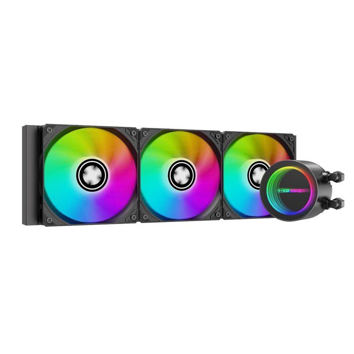 Refroidisseur liquide Xilence Wak LiQuRizer LQ.G RGB 360mm avec 3 ventilateurs ARGB 120mm compatible avec Intel et AMD.