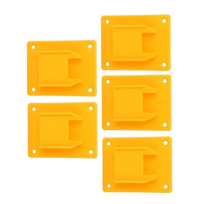 Lot De 5 Supports Pour Batteries Milwaukee M18 – Compatibles Li-Ion 18V