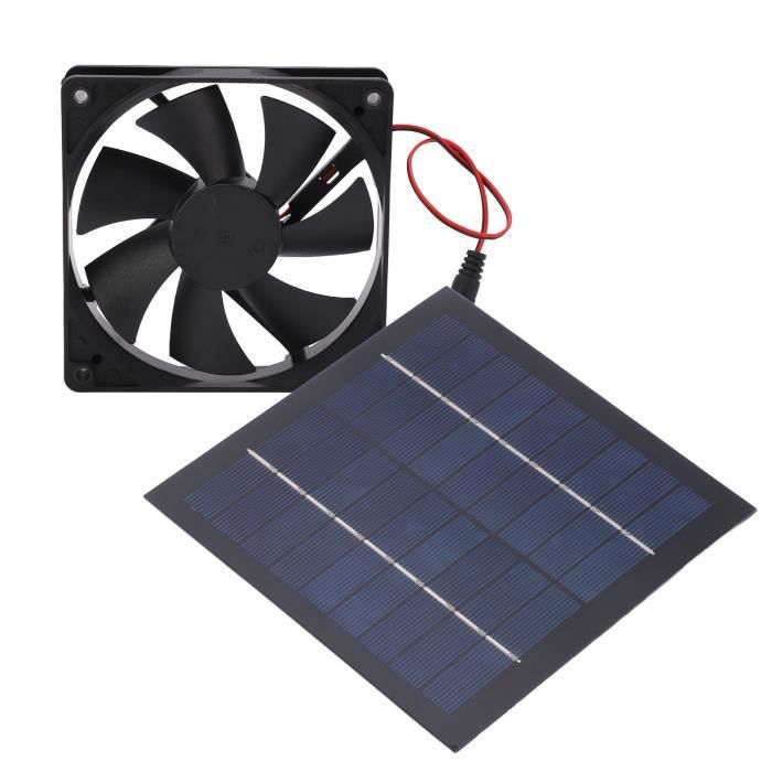 Ventilateur déchappement - ZERONE - ZR004 - Solaire - Étanche IP65 - 20% Taux de Conversion