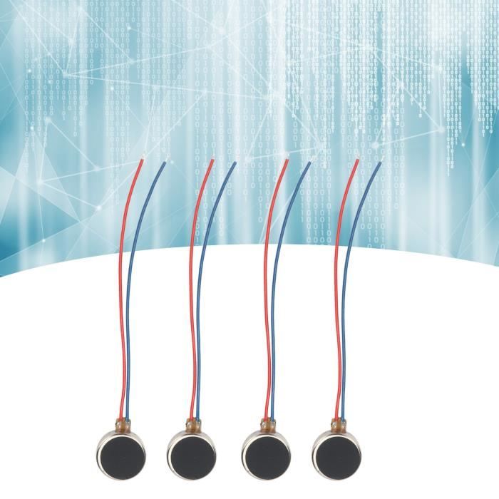 15 Micro Moteurs De Vibration 6x14 Mm - 3V, 7500 Tr/min - Sans Noyau - Pour Bracelets Connectés, Jouets, Projets électroniques - 11