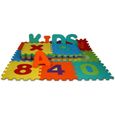 Puzzle pour Enfant - Mousse EVA, Alphabet et Chiffres, 86 Pièces, 3,57 m2 - Tapis de Jeu, Dalles en Mousse, Tapis de Sol-1