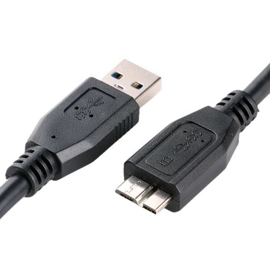 High Speed ​​Micro USB 3.0 vers USB 3.0 Câble disque dur externe HDD  1.8M#Câble_oldpomnm18 - Cdiscount Informatique