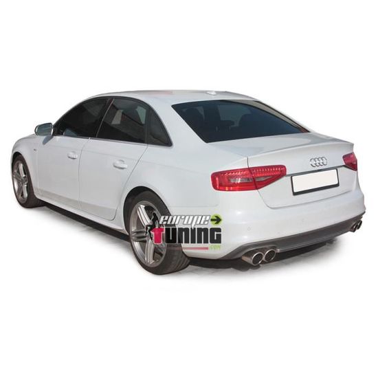 2 Embouts D'échappement En Acier Inox Pour Audi A4/A5/Q5/A6/A8 2009-2016 - Style Argenté, Pose Facile