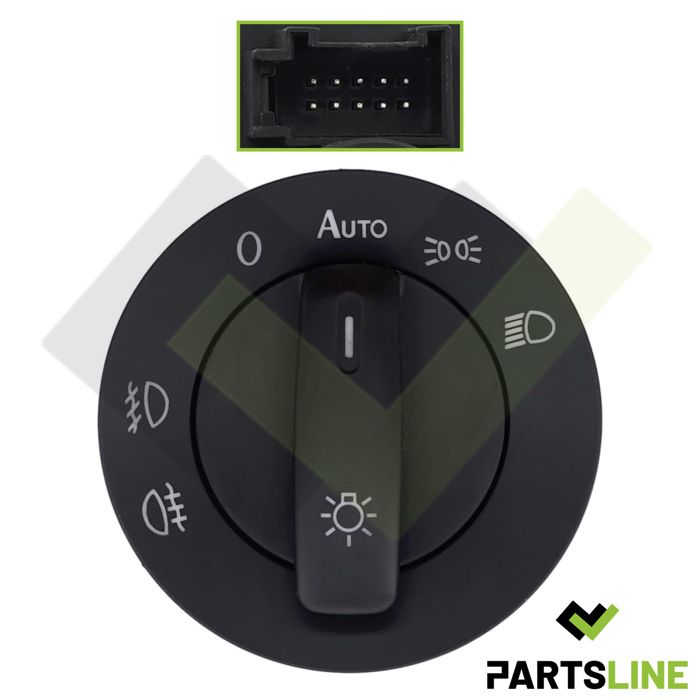 Commande De Réglage Des Phares VW - Référence 1C0941531D - Neuf Sous Emballage - Marque POLCAR