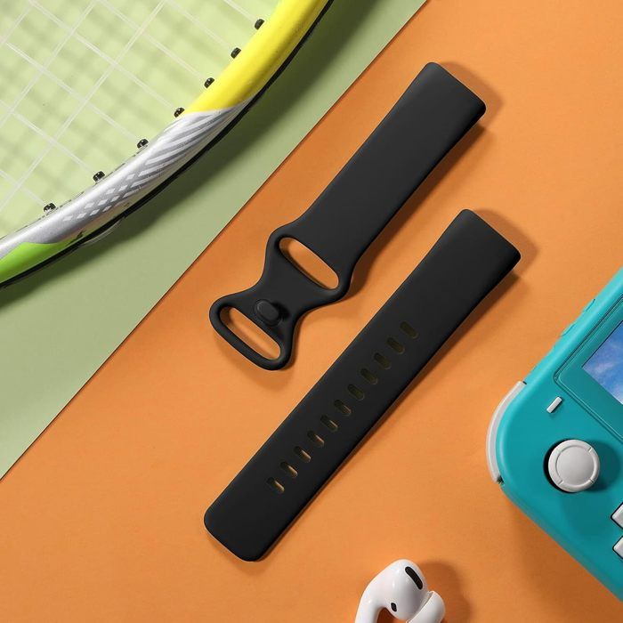 Yoktburu Cinturino per Fitbit Charge 6/Charge 5, Silicone Sport Band Morbido Braccialetto Compatibile con Fitbit Charge 5/Charge 6 per Uomo Donna