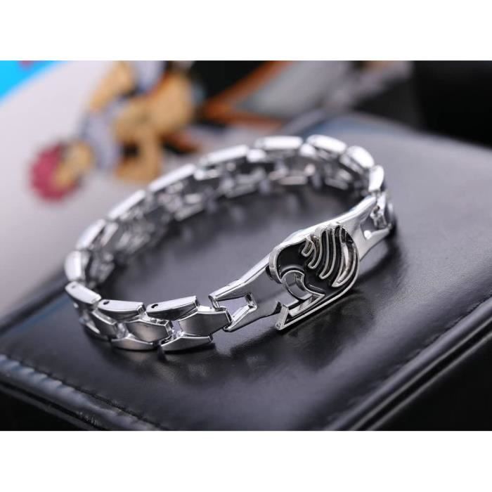 Bracelet Anime Argent Alliage Bracelets Fairy Tail Rotation Cosplay Accessoires Bracelet En Metal u2293 Achat Vente bracelet gourmette Bracelet Anime Argent Alli2293 Cd