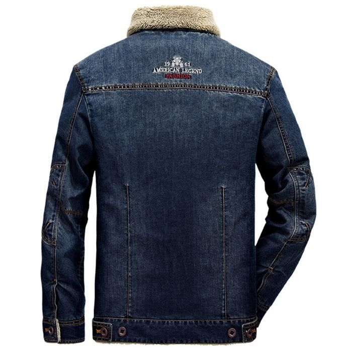 Veste en jean homme grande taille outlet