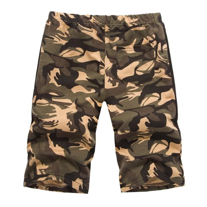 Shorts de sport camouflage pour homme Minetom Bermuda pantacourt