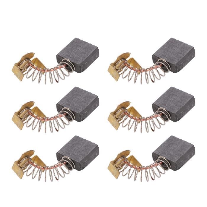 Jeu De Balais De Carbone Pour Moteur Hors-Bord Yamaha 115-150HP 2T/4T - Pièces Détachées 63P-82181 & 63P-43892 - Inclut Ressorts - Installation Facile
