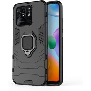Coque Souple Compatible Xiaomi Redmi 10 (2021/2022) - Protection Antichoc En Silicone Noir Mat - Housse Mince Et Prise En Main Sûre - 12