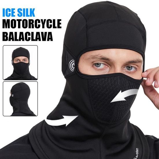 Cagoule Polaire Multifonction - Pour Ski, Vélo, Moto, Running - Coupe-vent, Respirante, 3 Modes De Port