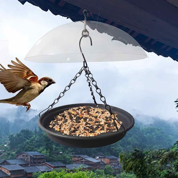 Mangeoire oiseaux extérieur à suspendre pour oiseaux sauvages pour