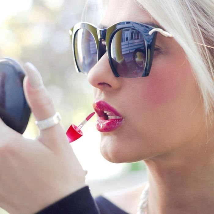 10 Pièces À Lèvres Bouteilles Rouge Vide Lip Gloss Tube Rechargeable À  Lèvres avec Astuce Lip Échantillons D'huile Flacons Co 371 - Cdiscount Au  quotidien