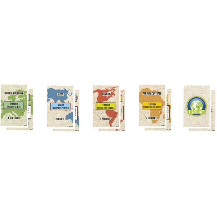 Jeu De Société Richesses Du Monde Express - Lansay - Version Cartes Et Jetons - Neuf Sous Blister