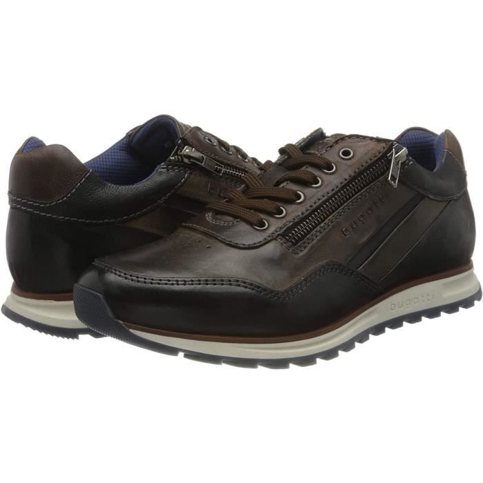Baskets mode lemans homme bugatti 311 a0203 Marron Cdiscount