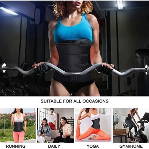 Gaine Sculptant Ceinture Minceur Serre-Taille NINGMI - Corset Ventre Plat Pour Femme Cycliste Gainante Femme Ventre Plat