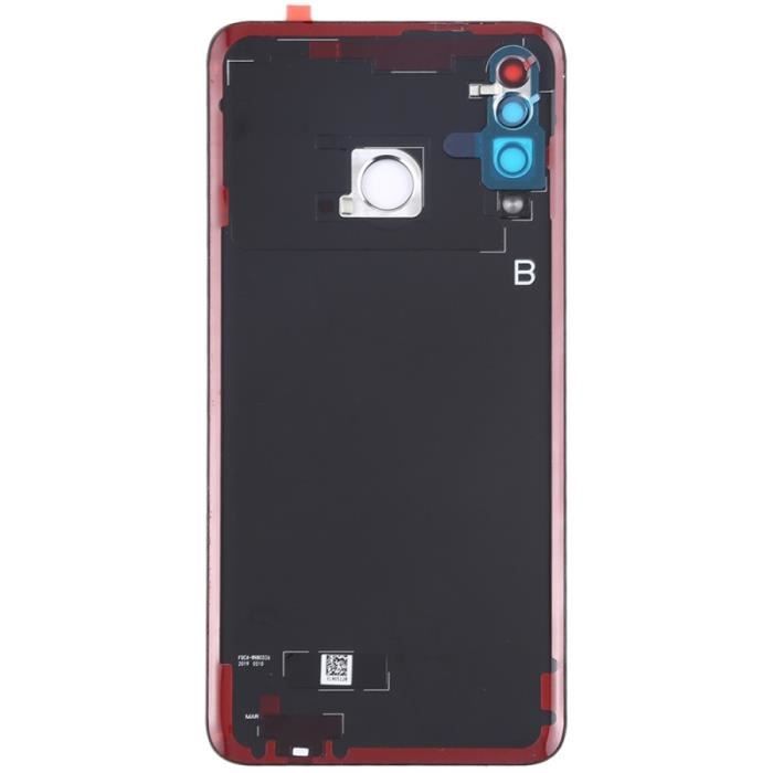 Vitre Arrière Complète Avec Adhésif + Lentille Caméra + Support Pour Huawei P30 - Couleur Noire, Neuf Sous Blister