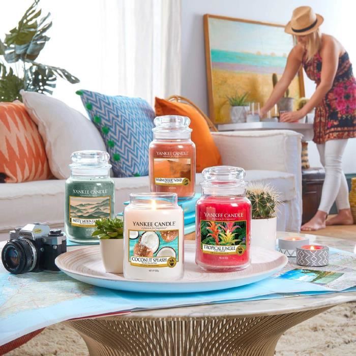 40h Bougie Parfumée Noix De Coco The Fruit Company - 150g | 40 Heures Bougie Cire Végétale 150g 40h Bougie Parfumée Noix De Coco The Fruit Company - 150g | 40 Heures Bougie Cire Végétale 150g