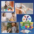 KENLUMO Jeu Montessori 93 pièces comptant et triant les jouets mathématiques de dinosaure apprendre les choix de couleurs 3 Ans-3