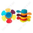 TD® Tasses empilables de tournesol amusantes et éducatives pour enfants empilant Jenga,jouets bain et de bain parent-enfant 6-3
