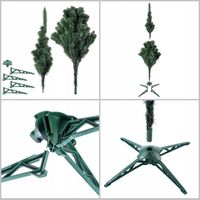 KADAX Sapin De Noël Artificiel En Film PVC - Réaliste - 220