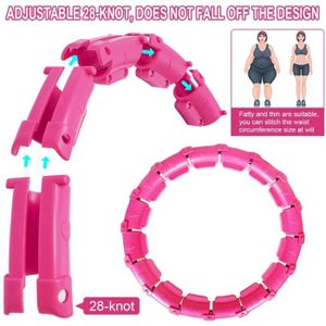Cerceau Hula Hoop Relaxdays 95 Cm - 900 G - Pour Fitness, Perte De Poids - Lila/gris - 4