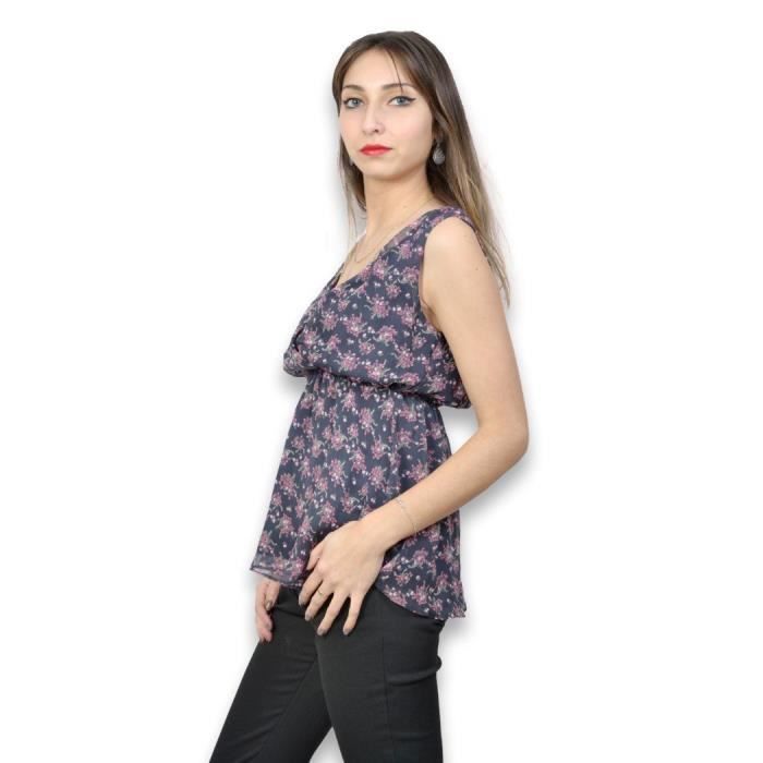 Tunique femme sans manche Tunique femme LAVAND motifs liberty