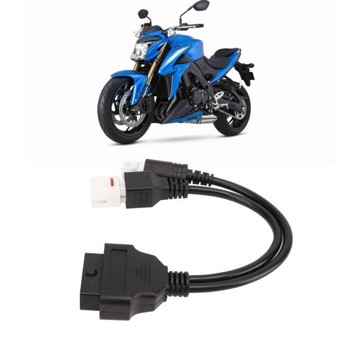 Câble Adaptateur OBD2 3-en-1 Pour Moto – Compatible Yamaha, Honda, KTM, Suzuki…