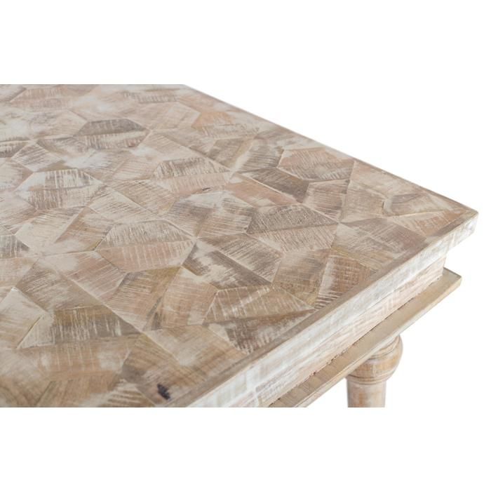 Table à manger - Bois massif d'acacia - 160x90 cm - Bois naturel