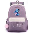YYV Sac A Dos Stitch Enfant Sac - Nylon - 42x30x23cm - Violet - 8014 violet SAC A DOS