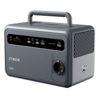 Centrale Électrique Portative CTECHi GT600 600W 384Wh - Générateur Solaire à Batterie LiFePO4 - Sortie D'onde Sinusoïdale Pure AC -