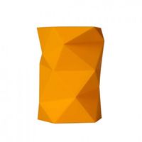 Pot à Crayons en Silicone Porte-Stylo Géométrique Boite de Rangement Stylo pour Bureau orange  1pcs