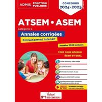 Concours ATSEM ASEM. Annales corrigées, Edition 2024-2025