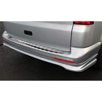 Protection de seuil arrière inox compatible avec VW Transporter T5 2003-2015 (tous) & T6 2015- - FL 2019- (portes arrière) 'Ribs'