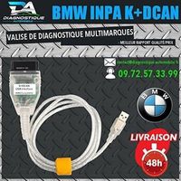 Mister Diagnostic® Interface Diagnostique INPA K+DCAN - K-CAN pour BMW & MINI - SCANNER VALISE OBD2