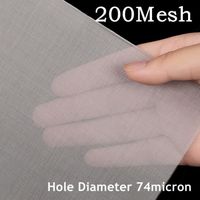 50 cm x 100 cm - 200 msh 74micron - Filtres En Maille D'acier Inoxydable 100x50 Cm, 304, Feuilles De Grillage