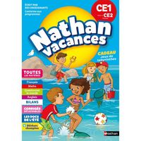 NATHAN VACANCES PRIMAIRE Cahier de Vacances 2018 du CE1 vers le CE2