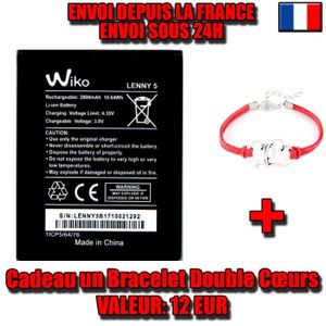 Batterie Remplacement Wiko Lenny 5 - 2800mAh + Outils - Compatible 100%