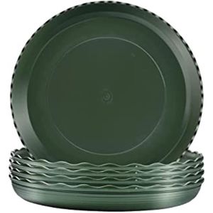 Soucoupe ronde et légère ZDYS Soucoupe ronde pour plantes et cactus Pour pot de fleurs moderne en blanche 