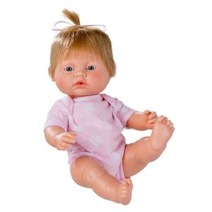 POUPÉE Berjuan poupée bébé Nouveau-né blonde 38 cm fille