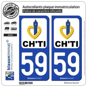3 sticker plaque immatriculation auto DOMING 3D RESINE CASQUE POMPIER DEPARTE 59